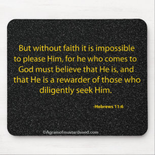 Religious Quotes Christian Mouse Pad