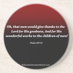 Religious Quotes Coaster