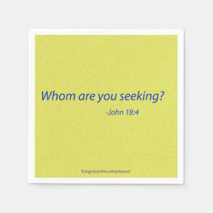 Religious Quotes Napkin