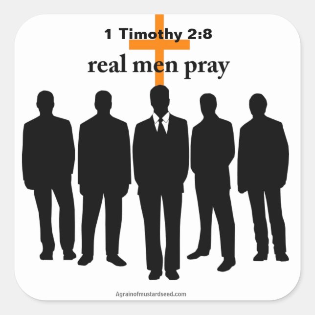 Religious Quotes Square Sticker (Front)