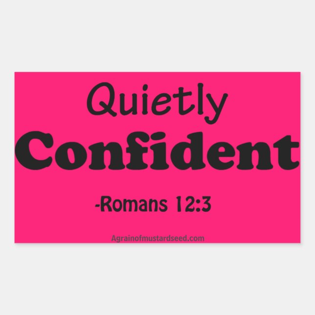 Religious Quotes Sticker (Front)