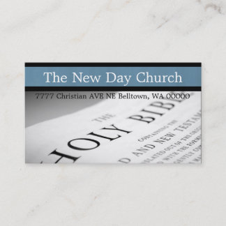 Religious Religion Christian Pastor Christianity Business Card