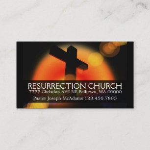 Religious Religion Christian Pastor Christianity Business Card