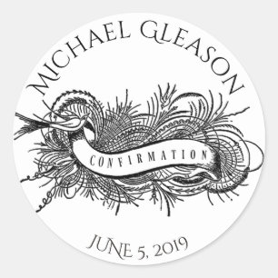 Religious Sacrament of Confirmation Classic Round Sticker