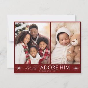 Religious Script Christmas Photo Holiday Card