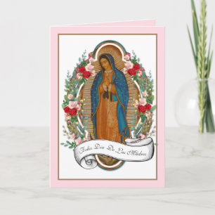 Religious Spanish Guadalupe Mothers Day Card