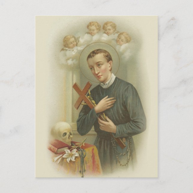Religious St. Gerard Majella Catholic Childbirth Postcard (Front)