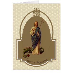 Religious St. Martha Patron of Cooks