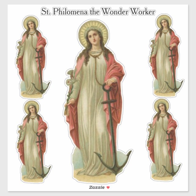 Religious St. Philomena the Wonder Worker Martyr (Sheet)