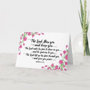 Religious, The Lord Bless You and Keep You Card