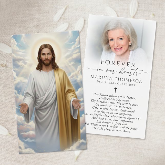 Religious The Lord's Prayer Jesus Prayer Card (Créateur téléchargé)