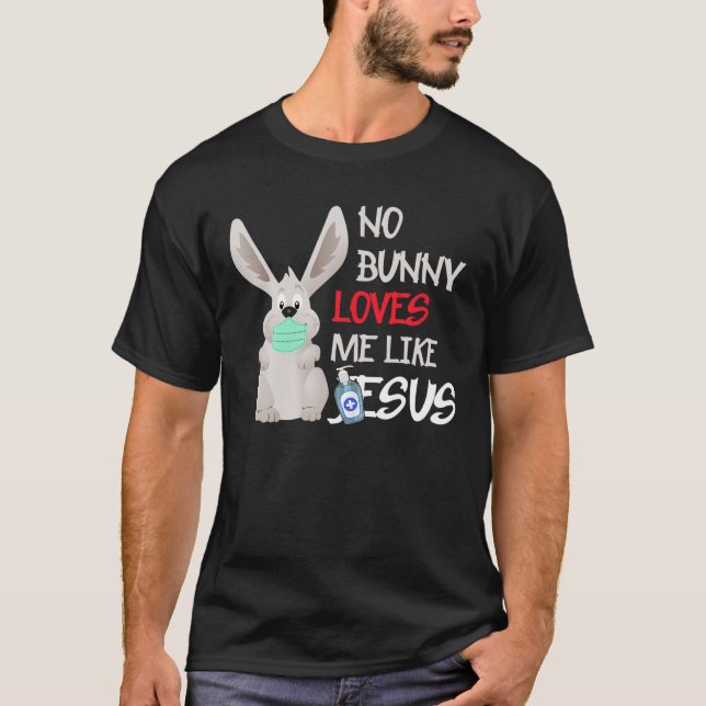 Religious Ts For Women Bunny Long Tee (Front)