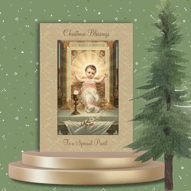 Religious Vintage Baby Jesus Catholic Priest (Creator Uploaded)