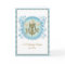 Religious Vintage Virgin Mary Marian Floral Card