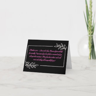 Religous Bible Verse Faith Card