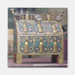 Reliquary Chasse, Limoges, c.1200-50 Magnet