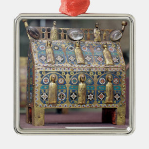 Reliquary Chasse, Limoges, c.1200-50 Metal Ornament
