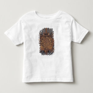 Reliquary cross, detail of a phoenix toddler t-shirt