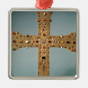 Reliquary cross of the Abbey of Valesse Metal Ornament