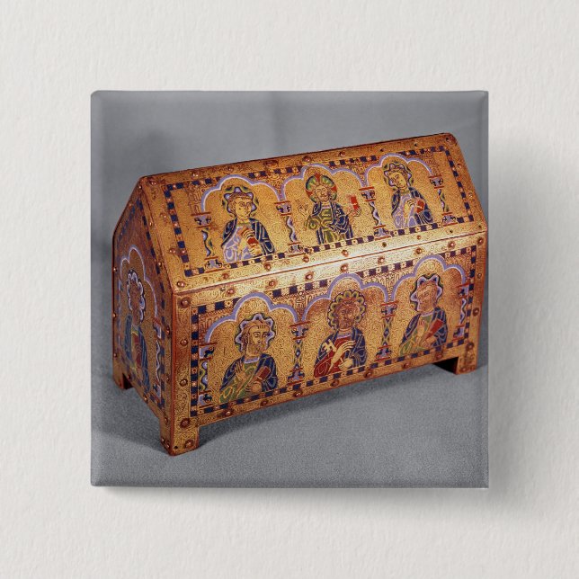 Reliquary of St. Anne 2 Inch Square Button (Front)