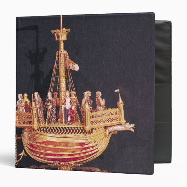 Reliquary of St. Ursula, 1574 Binder (Front/Inside)