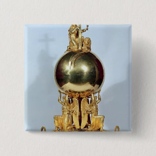 Reliquary of the Crown of Thorns 2 Inch Square Button