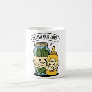 Relish Our Love Mug – Funny Food Pun Coffee Cup