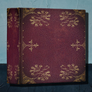 reliure de livre antique - look cuir Classeur