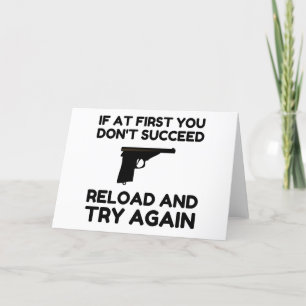 Reload Gun Holiday Card