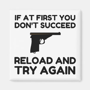 Reload Gun Magnet