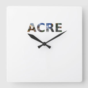 Relogio Acre Square Wall Clock