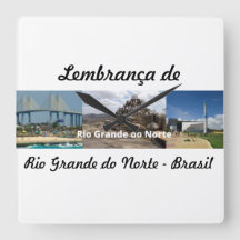 Relogio lembrança de Rio Grande do Norte Brasil
