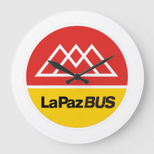Reloj La Paz bus Large Clock