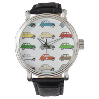Reloj Redondo Grande Babero Bolso De Tela Camiseta Watch