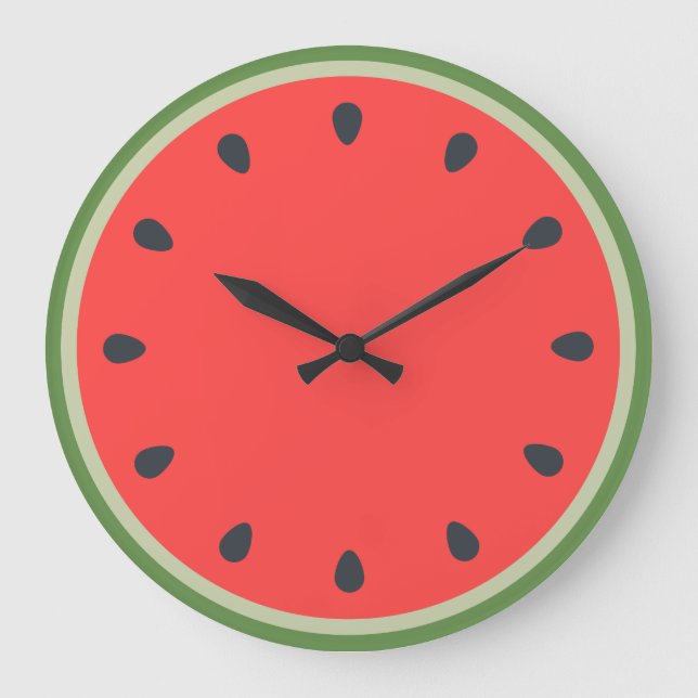 Reloj sandía large clock (Front)