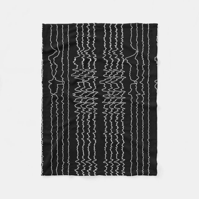 REM Sleep Wave Fleece Blanket (Front)