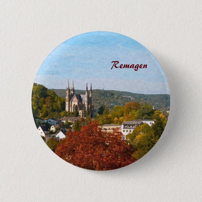 Remagen 2 Inch Round Button (Front)