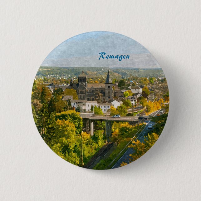 Remagen 2 Inch Round Button (Front)