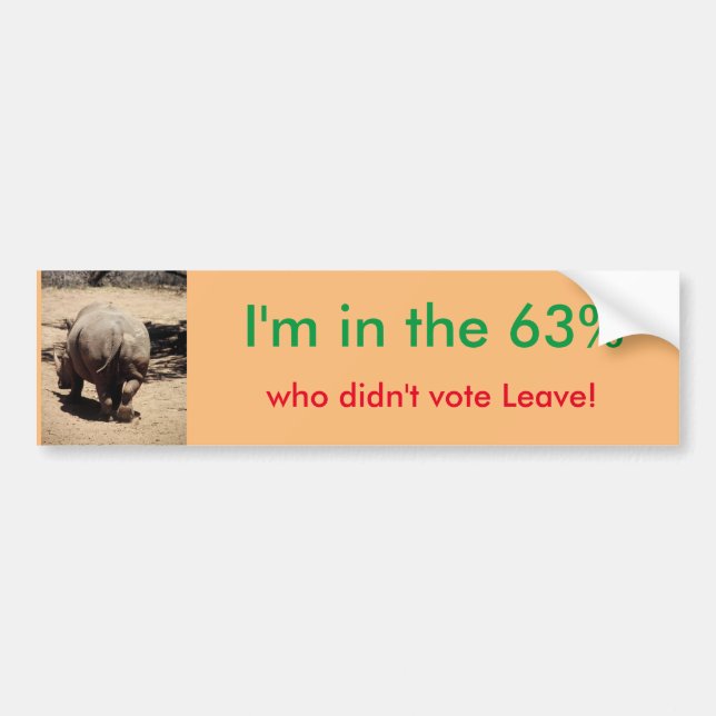 Remain in EU bumper sticker (Front)