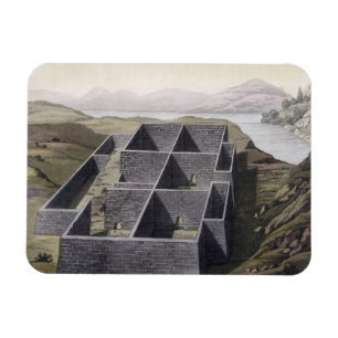 Remains of an Inca palace at Callo, Peru, from 'Le Magnet