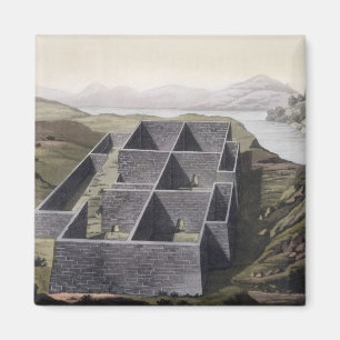 Remains of an Inca palace at Callo, Peru, from 'Le Magnet
