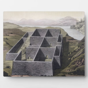 Remains of an Inca palace at Callo, Peru, from 'Le Plaque