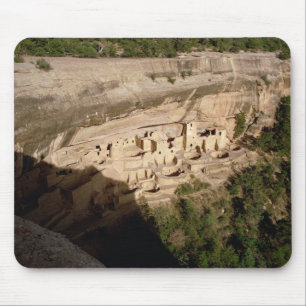 Remains of Pueblo Indian cliff dwellings Mouse Pad
