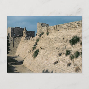 Remains of the fortress walls, built c.37-31 BC Postcard