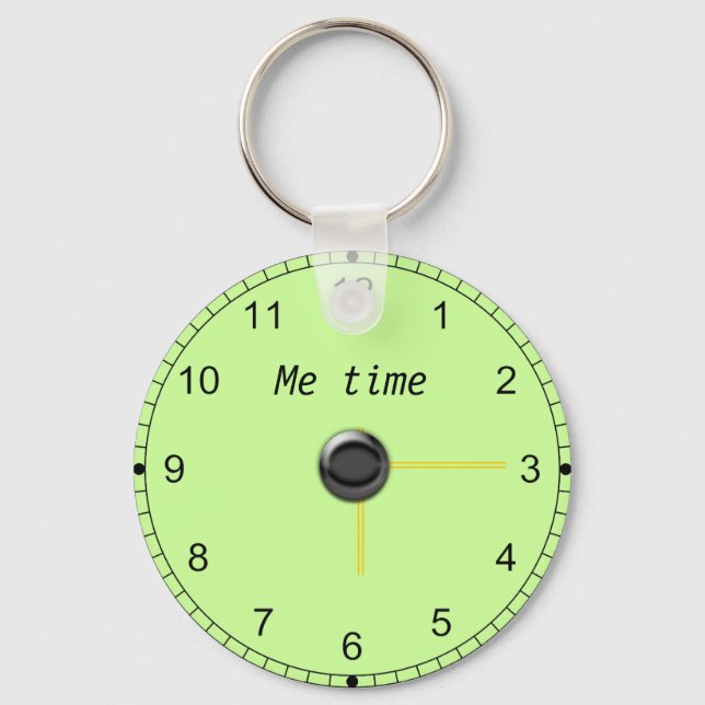 REMAKE no hands/Keychain - Me Time Keychain (Front)