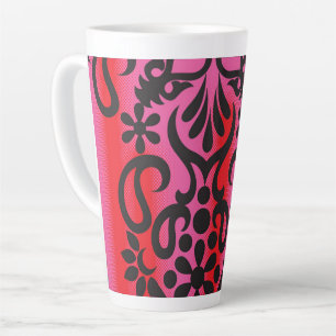 Remarkable Red and Green Scarf for Thrilling St Latte Mug