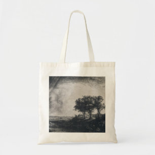 Rembrandt Art Painting Landscape Tote Bag