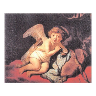 Rembrandt - Cupid Blowing Soap Bubbles Photo Print