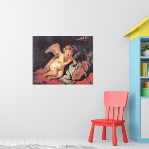Rembrandt - Cupid Blowing Soap Bubbles Poster
