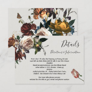 Rembrandt Floral Mariage Détails et carte info